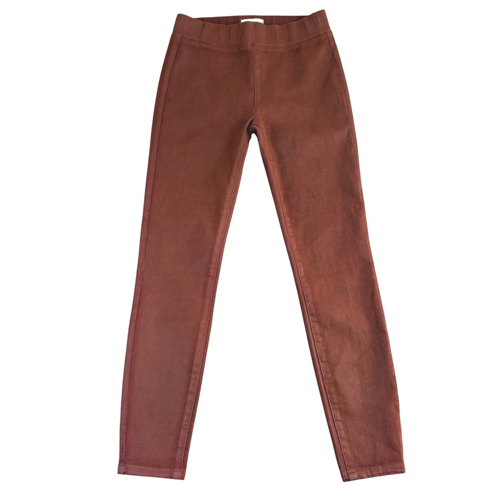 Pistola 28 Coated Black Cherry‎ Skinny Pants Burgundy Waxed Grunge Street NEW
